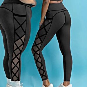 Popfit Dial-Up Mesh Leggings